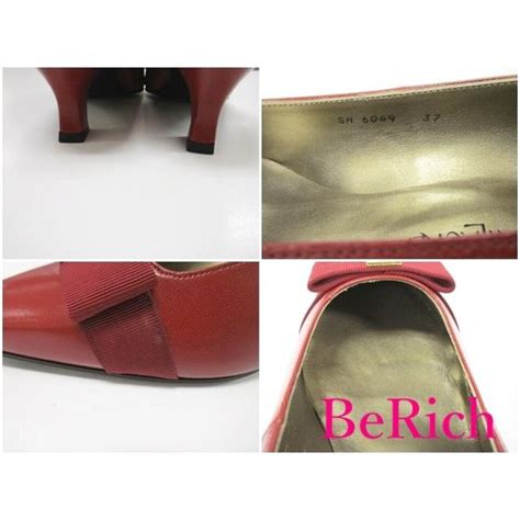 Saint Laurent YSL Pumps Heel EU37/US7 Red leather ribbon 